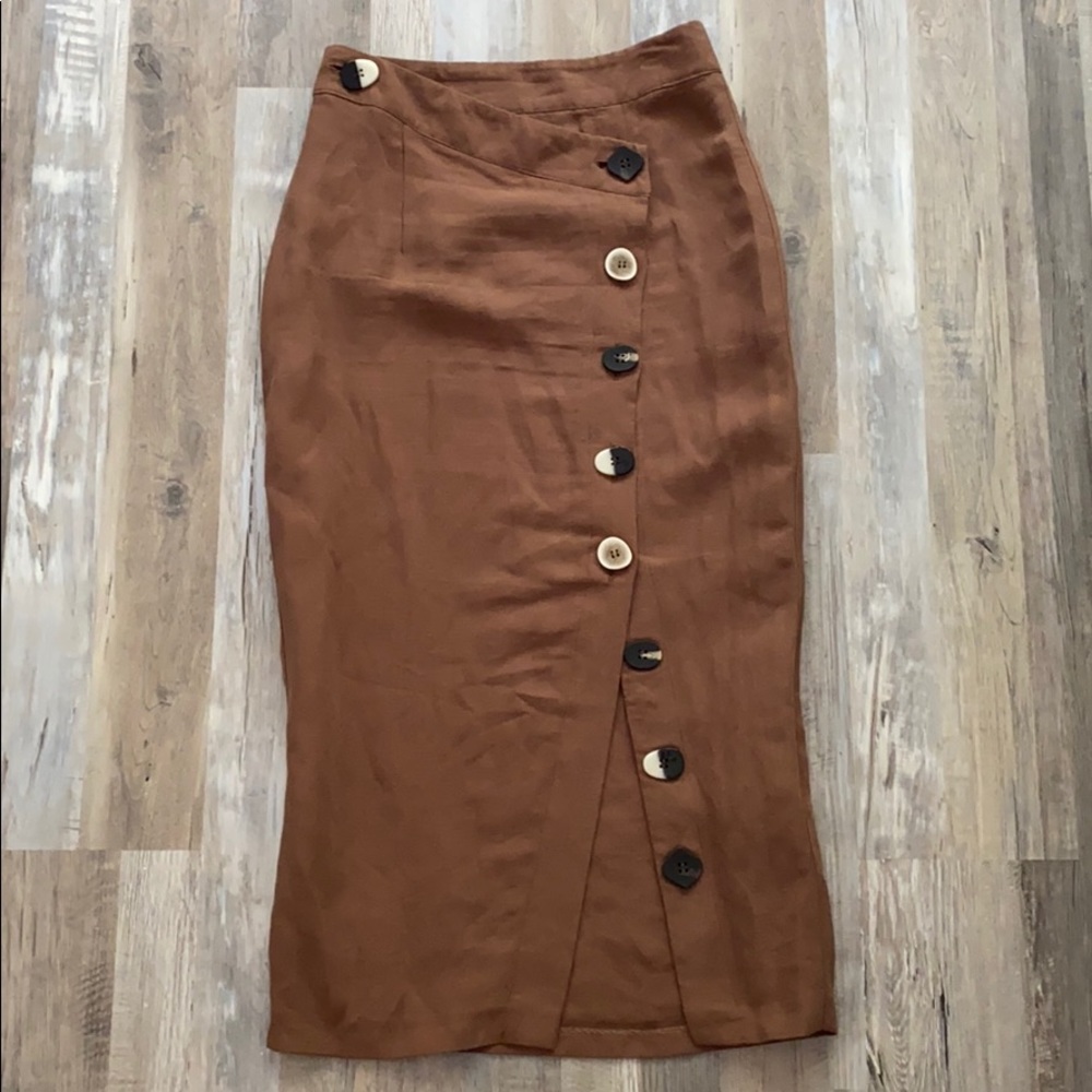 Topshop midi skirt